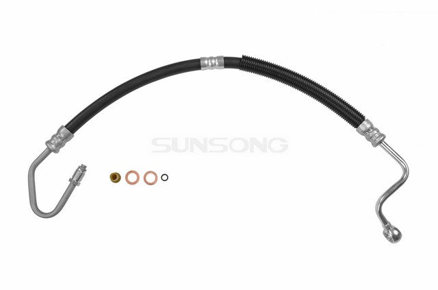 Sunsong Power Steering Pressure Line Hose Assembly P/N:3401043 Fits: Geo Prizm 97-93, Toyota Corolla 97-93 - Image 1