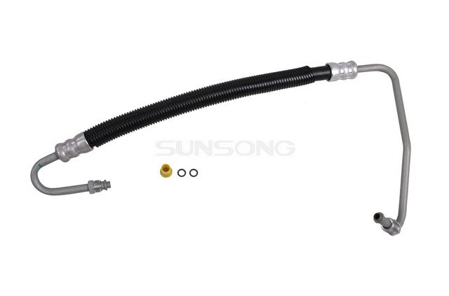 Sunsong Power Steering Pressure Line Hose Assembly P/N:3401050 Fits: Chevrolet Blazer 05-96, Chevrolet S10 04-96, GMC Jimmy 05-96, GMC Sonoma 04-96, Isuzu Hombre 00-97, Oldsmobile Bravada 01-96 - Image 1