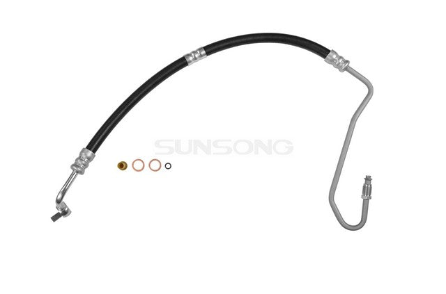 Sunsong Power Steering Pressure Line Hose Assembly P/N:3401051 Fits: Chevrolet Prizm 02-98, Toyota Corolla 02-98 - Image 1