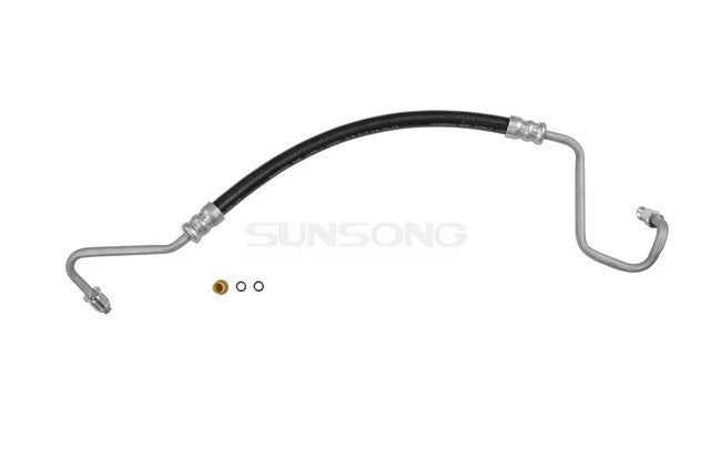 Sunsong Power Steering Pressure Line Hose Assembly P/N:3401053 Fits: Jeep Cherokee 96-91, Jeep Comanche 92-91 - Image 1