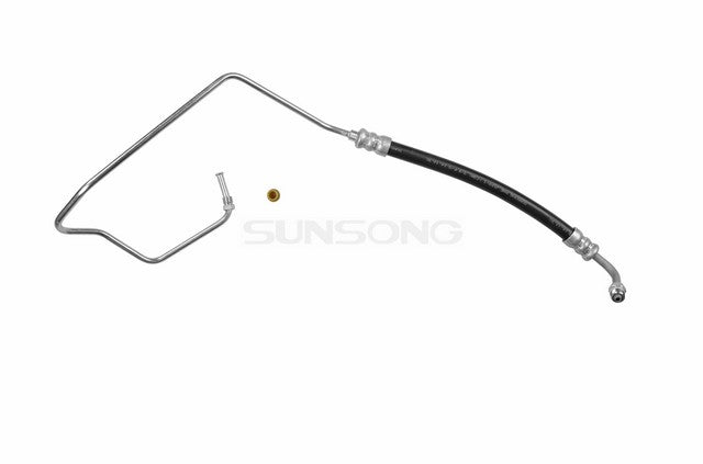 Sunsong Power Steering Pressure Line Hose Assembly P/N:3401096 Fits: Ford F-150 96-93, Ford F-250 96-93, Ford F-350 96-93 - Image 1