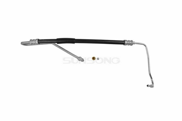 Sunsong Power Steering Pressure Line Hose Assembly P/N:3401100 Fits: Ford Crown Victoria 02-98, Ford Grand Marquis 02-98, Lincoln Town Car 02-98, Mercury Grand Marquis 02-98 - Image 1