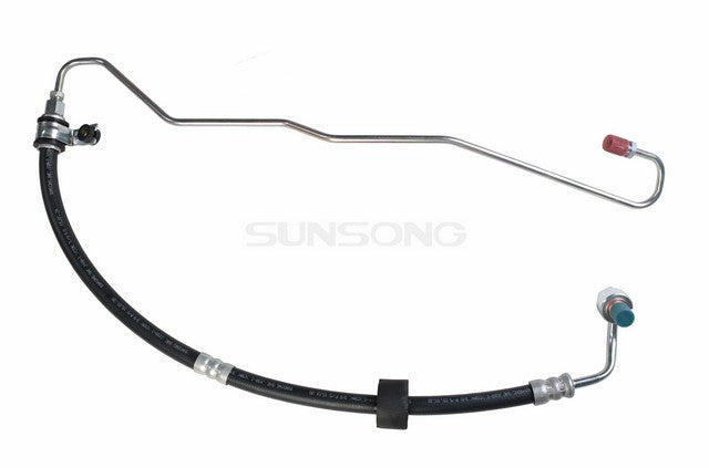 Sunsong Power Steering Pressure Line Hose Assembly P/N:3401106 Fits: Hyundai Elantra 06-01, Hyundai Tiburon 08-03 - Image 1
