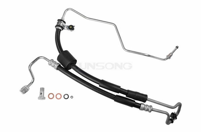 Sunsong Power Steering Pressure Line Hose Assembly P/N:3401114 Fits: Hyundai Xg300 2001, Hyundai Xg350 05-02 - Image 1