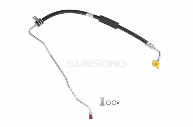 Sunsong Power Steering Pressure Line Hose Assembly P/N:3401117 Fits: Hyundai Elantra 00-96, Hyundai Tiburon 01-97 - Image 1