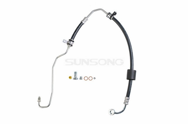 Sunsong Power Steering Pressure Line Hose Assembly P/N:3401120 Fits: Dodge Verna 05-04, Hyundai Accent 05-01 - Image 1