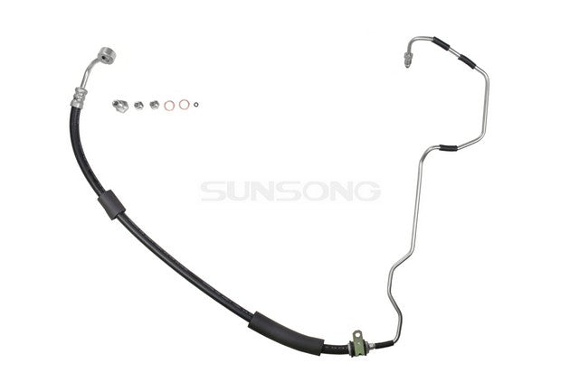 Sunsong Power Steering Pressure Line Hose Assembly P/N:3401121 Fits: Hyundai Santa Fe 06-01 - Image 1