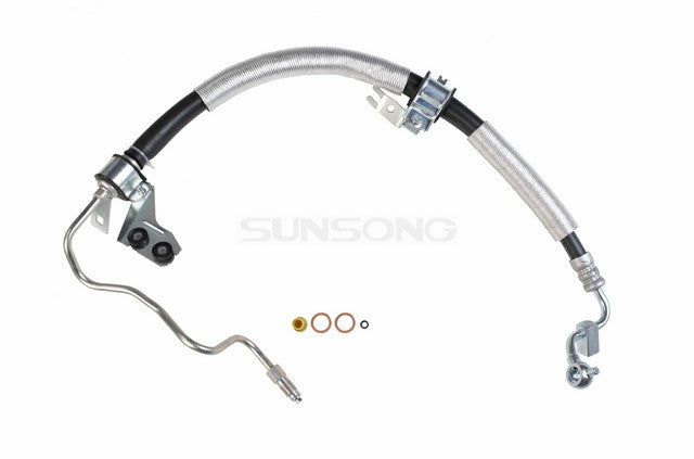 Sunsong Power Steering Pressure Line Hose Assembly P/N:3401158 Fits: Nissan Altima 06-02, Nissan Maxima 08-04 - Image 1