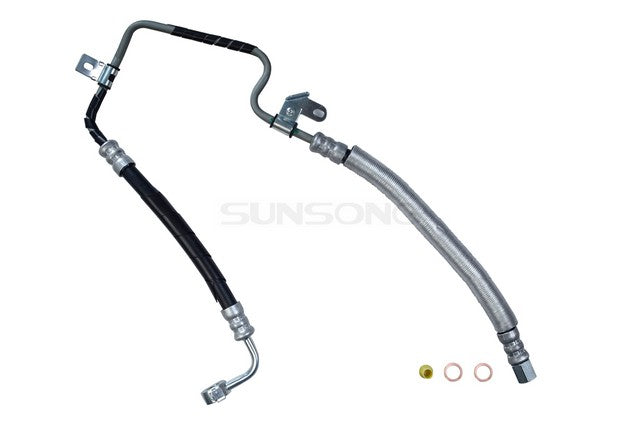 Sunsong Power Steering Pressure Line Hose Assembly P/N:3401163 Fits: Toyota Avalon 99-97, Toyota Camry 01-97, Toyota Solara 03-99 - Image 1