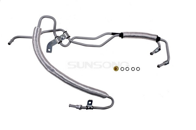 Sunsong Power Steering Hose Assembly P/N:3401182 Fits: Pontiac Vibe 08-03, Toyota Corolla 08-03, Toyota Matrix 08-03 - Image 1
