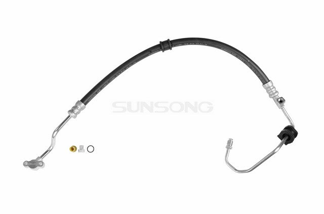 Sunsong Power Steering Pressure Line Hose Assembly P/N:3401227 Fits: Acura El 00-97, Honda Civic 00-96 - Image 1
