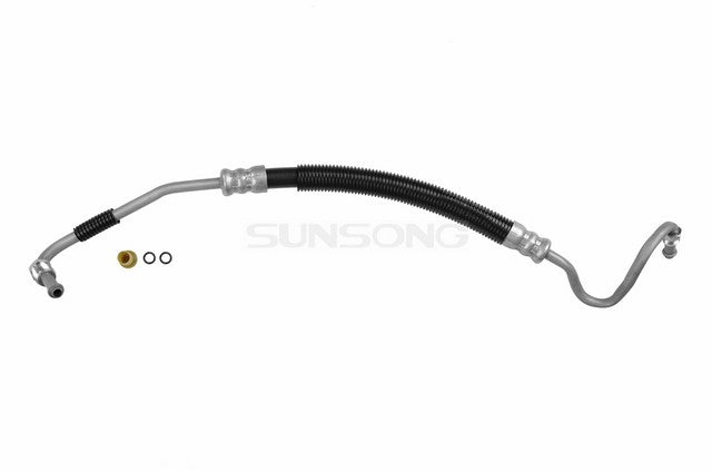Sunsong Power Steering Pressure Line Hose Assembly P/N:3401260 Fits: Chevrolet Silverado 2500 Hd, Chevrolet Silverado 2500 Hd Classic, Chevrolet Silverado 3500, Chevrolet Silverado 3500 Classic, Chevrolet Silverado 3500 Hd, GMC Sierra 2500 Hd - Image 1