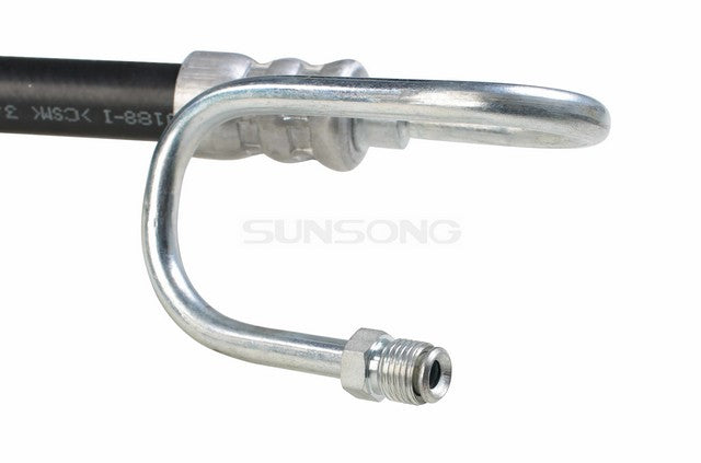 Sunsong Power Steering Pressure Line Hose Assembly P/N:3401261 Fits: Ford Bronco 89-80, Ford F-100 83-80, Ford F-150 89-80, Ford F-200 1986, Ford F-250 89-80, Ford F-350 89-80 - Image 2
