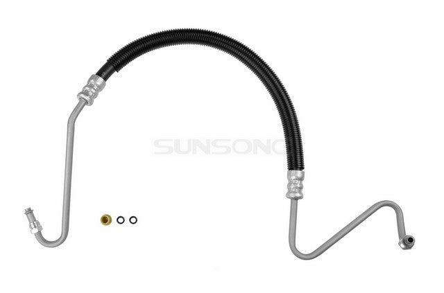 Sunsong Power Steering Pressure Line Hose Assembly P/N:3401276 Fits: Chevrolet Cargo Van, Chevrolet Express 1500, Chevrolet Express 2500, Chevrolet Express 3500, Chevrolet G30, GMC Savana 1500, GMC Savana 2500, GMC Savana 3500 - Image 1
