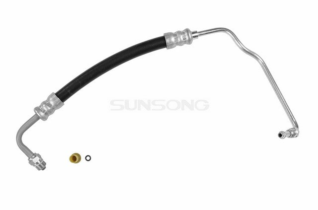 Sunsong Power Steering Pressure Line Hose Assembly P/N:3401283 Fits: Ford Excursion, Ford F-250 Super Duty, Ford F-350 Super Duty, Ford F-450 Super Duty, Ford F-550 Super Duty - Image 1