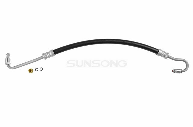 Sunsong Power Steering Pressure Line Hose Assembly P/N:3401285 Fits: Chevrolet Astro 1996, Chevrolet Astro 1999, GMC Safari 1996, GMC Safari 1999 - Image 1