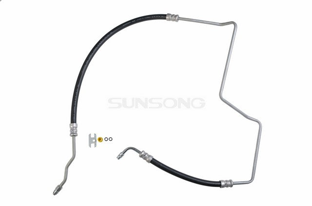 Sunsong Power Steering Pressure Line Hose Assembly P/N:3401305 Fits: Buick Rainier, Chevrolet Trailblazer, Chevrolet Trailblazer Ext, GMC Envoy, GMC Envoy Xl, GMC Envoy Xuv, Isuzu Ascender, Oldsmobile Bravada, Saab 9-7x - Image 1