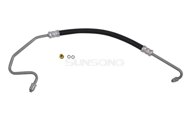 Sunsong Power Steering Pressure Line Hose Assembly P/N:3401310 Fits: Chevrolet S10 93-87, Chevrolet S10 Blazer 89-87, GMC S15 90-87, GMC S15 Jimmy 89-87, GMC Sonoma 93-91 - Image 1
