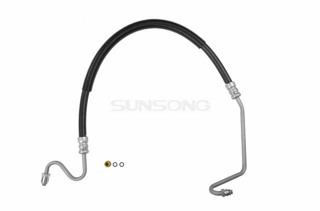 Sunsong Power Steering Pressure Line Hose Assembly P/N:3401313 Fits: Chevrolet Blazer, Chevrolet C10, Chevrolet C10 Suburban, Chevrolet C15, Chevrolet C20, Chevrolet C20 Suburban, Chevrolet C30, Chevrolet C35, Chevrolet K10, Chevrolet K10 Suburban - Image 1