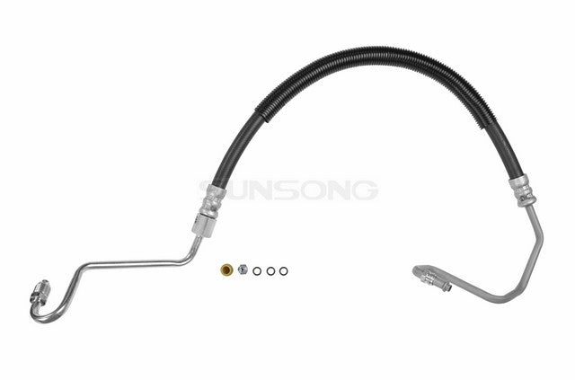 Sunsong Power Steering Pressure Line Hose Assembly P/N:3401319 Fits: Buick Commercial Chassis 96-94, Buick Roadmaster 96-94, Chevrolet Caprice 96-94, Chevrolet Impala 96-94 - Image 1