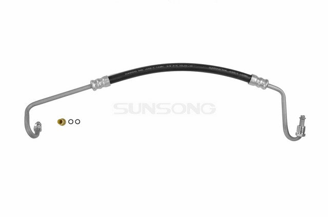 Sunsong Power Steering Pressure Line Hose Assembly P/N:3401322 Fits: Chevrolet Astro 89-87, GMC Safari 89-87 - Image 1