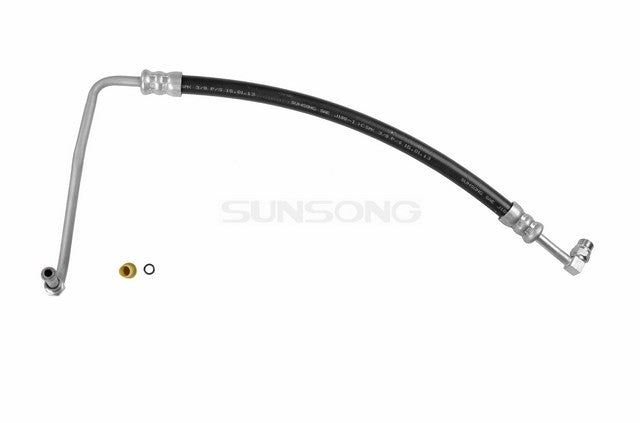 Sunsong Power Steering Pressure Line Hose Assembly P/N:3401330 Fits: Ford F-250 Hd 1997, Ford F-350 1997, Ford F-59 Commercial Stripped Chassis 94-90, Ford F-super Duty 97-90 - Image 1