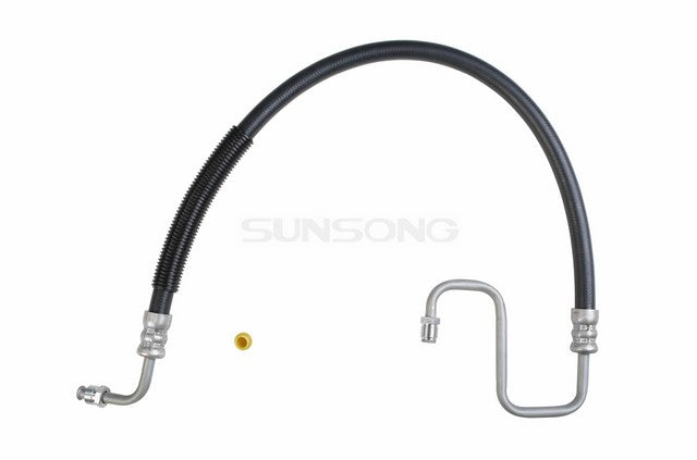 Sunsong Power Steering Pressure Line Hose Assembly P/N:3401352 Fits: Chevrolet Camaro 1969, Chevrolet Nova 72-70, Pontiac Acadian 71-70, Pontiac Ventura 72-71 - Image 1