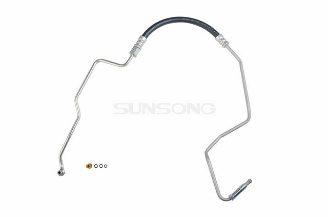 Sunsong Power Steering Pressure Line Hose Assembly P/N:3401353 Fits: Cadillac Deville 99-97, Cadillac Eldorado 02-96, Cadillac Seville 97-96 - Image 1