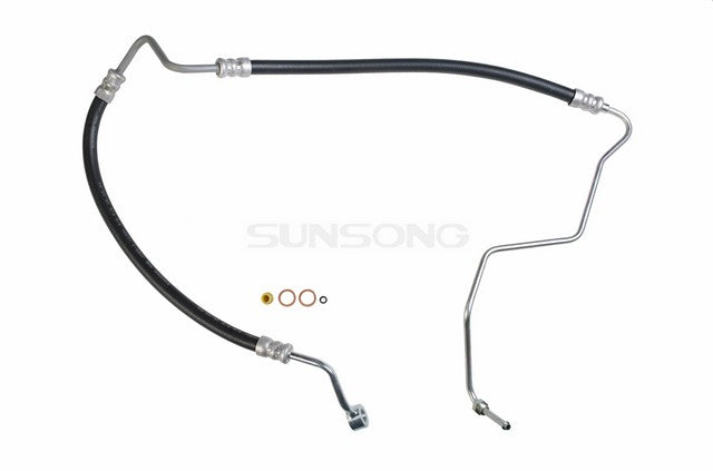 Sunsong Power Steering Pressure Line Hose Assembly P/N:3401358 Fits: Kia Magentis 06-01, Kia Optima 06-01 - Image 1