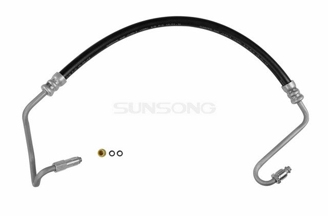 Sunsong Power Steering Pressure Line Hose Assembly P/N:3401359 Fits: Jeep Tj 02-97, Jeep Wrangler 02-97 - Image 1