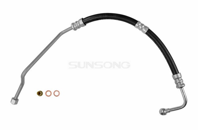 Sunsong Power Steering Pressure Line Hose Assembly P/N:3401365 Fits: Kia Sephia 2001, Kia Spectra 04-00 - Image 1