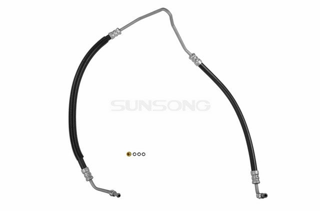 Sunsong Power Steering Pressure Line Hose Assembly P/N:3401366 Fits: Buick Lucerne 11-06, Cadillac Dts 11-06 - Image 1