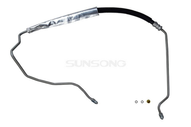 Sunsong Power Steering Pressure Line Hose Assembly P/N:3401367 Fits: Chevrolet Venture 00-99, Oldsmobile Silhouette 00-99, Pontiac Montana 00-99, Pontiac Trans Sport 1999 - Image 1