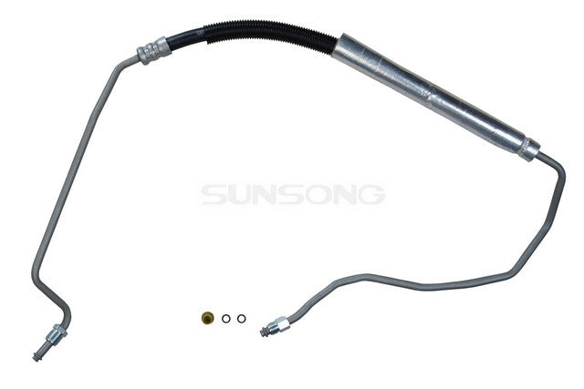 Sunsong Power Steering Pressure Line Hose Assembly P/N:3401368 Fits: Buick Rendezvous 07-02, Chevrolet Venture 05-01, Oldsmobile Silhouette 04-01, Pontiac Aztek 05-01, Pontiac Montana 05-01 - Image 1