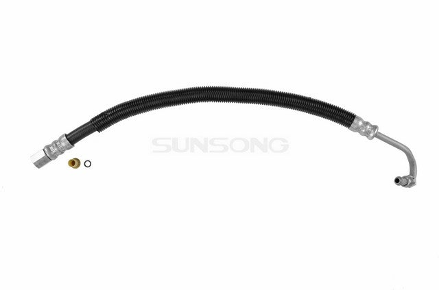 Sunsong Power Steering Pressure Line Hose Assembly P/N:3401381 Fits: Chevrolet Malibu 99-97, Oldsmobile Alero 01-99, Pontiac Grand Am 01-99 - Image 1