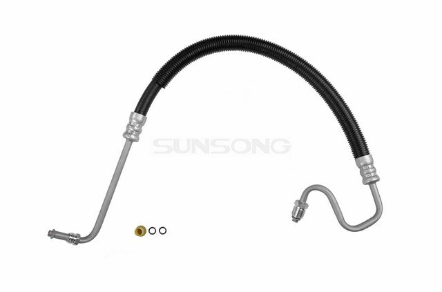 Sunsong Power Steering Pressure Line Hose Assembly P/N:3401387 Fits: Chevrolet C1500 98-97, Chevrolet K1500 98-97, GMC C1500 98-97, GMC K1500 98-97 - Image 1
