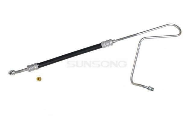 Sunsong Power Steering Pressure Line Hose Assembly P/N:3401389 Fits: Ford F-250 96-92, Ford F-250 Hd 1997, Ford F-350 97-92, Ford F-59 Commercial Stripped Chassis 94-92, Ford F-super Duty 97-92 - Image 1