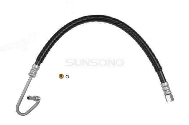 Sunsong Power Steering Pressure Line Hose Assembly P/N:3401395 Fits: Dodge Ram 1500 02-98, Dodge Ram 2500 02-97, Dodge Ram 3500 02-97, Dodge Ram 4000 2001 - Image 1
