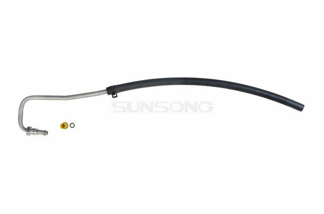 Sunsong Power Steering Return Line Hose Assembly P/N:3401408 Fits: Dodge Dakota 04-00, Dodge Durango 03-00 - Image 1