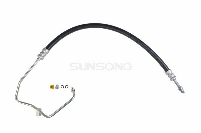 Sunsong Power Steering Pressure Line Hose Assembly P/N:3401430 Fits: Ford Club Wagon, Ford E-150 Econoline, Ford E-150 Econoline Club Wagon, Ford E-250 Econoline, Ford E-250 Econoline Club Wagon, Ford E-350 Econoline, Ford E-350 Econoline Club Wagon - Image 1