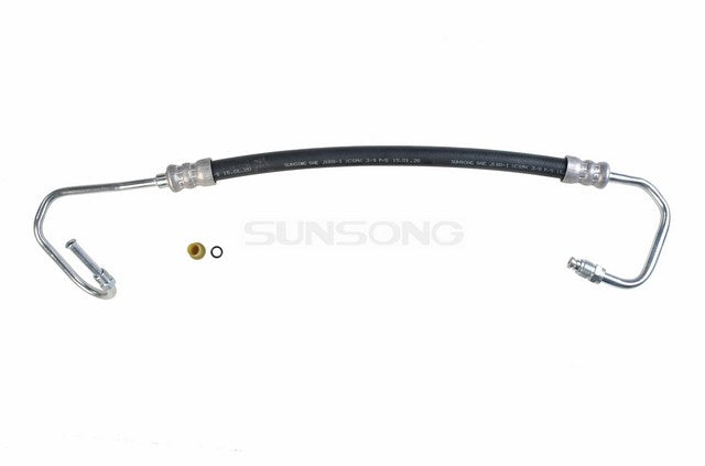 Sunsong Power Steering Pressure Line Hose Assembly P/N:3401437 Fits: Ford F-150 1984, Ford F-250 89-83, Ford F-350 89-83, Ford F-59 Commercial Stripped Chassis 89-88, Ford F-super Duty 89-88 - Image 1