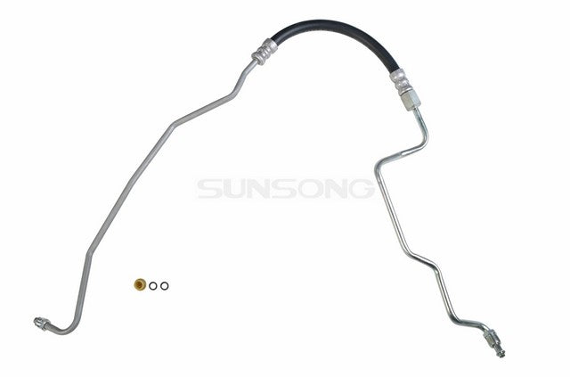 Sunsong Power Steering Pressure Line Hose Assembly P/N:3401438 Fits: Cadillac Deville 95-94, Cadillac Eldorado 1993, Cadillac Seville 1993 - Image 1