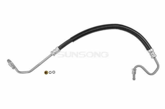 Sunsong Power Steering Pressure Line Hose Assembly P/N:3401439 Fits: Chevrolet C1500 1996, Chevrolet K1500 1996, GMC C1500 1996, GMC K1500 1996 - Image 1