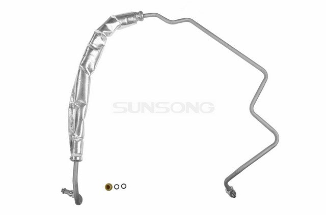 Sunsong Power Steering Pressure Line Hose Assembly P/N:3401446 Fits: Chrysler Voyager 2000, Dodge Caravan 00-96, Dodge Grand Caravan 97-96, Plymouth Grand Voyager 97-96, Plymouth Voyager 00-96 - Image 1