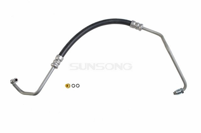 Sunsong Power Steering Pressure Line Hose Assembly P/N:3401455 Fits: Chevrolet Express 1500, Chevrolet Express 2500, Chevrolet Express 3500, Chevrolet G10, Chevrolet G20, Chevrolet G30, Chevrolet Gp3500, GMC G1500, GMC G2500, GMC G3500 - Image 1