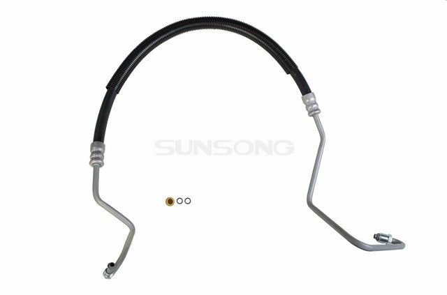Sunsong Power Steering Pressure Line Hose Assembly P/N:3401459 Fits: Chevrolet Blazer, Chevrolet C10, Chevrolet C10 Suburban, Chevrolet C15, Chevrolet C20, Chevrolet C20 Suburban, Chevrolet C30, Chevrolet C35, Chevrolet K10 - Image 1