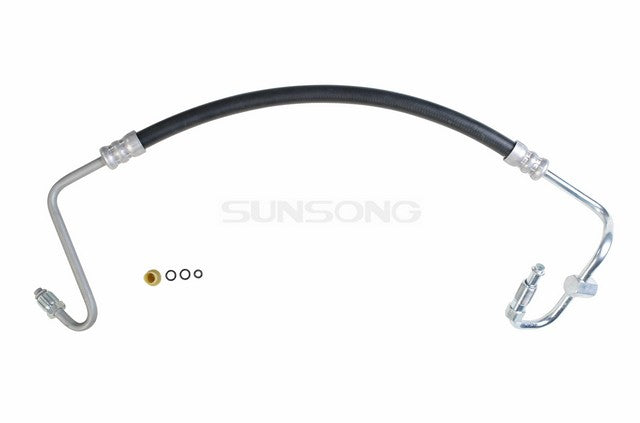 Sunsong Power Steering Pressure Line Hose Assembly P/N:3401464 Fits: Jeep Tj 02-97, Jeep Wrangler 02-97 - Image 1