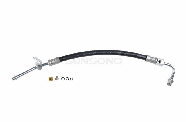 Sunsong Power Steering Pressure Line Hose Assembly P/N:3401490 Fits: Ford F-100 Ranger 01-00, Ford Ranger 06-01, Mazda B2500 2001, Mazda B3000 06-01 - Image 1