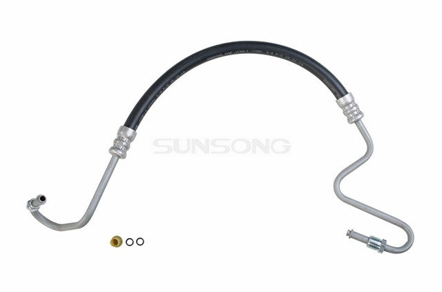 Sunsong Power Steering Pressure Line Hose Assembly P/N:3401500 Fits: Chevrolet G10 91-87, Chevrolet G20 91-87, Chevrolet G30 91-87, GMC G1500 91-87, GMC G2500 91-87, GMC G3500 91-87 - Image 1
