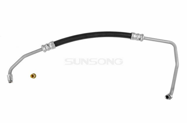 Sunsong Power Steering Pressure Line Hose Assembly P/N:3401502 Fits: Chevrolet Bel Air, Chevrolet Caprice, Chevrolet Chevelle, Chevrolet El Camino, Chevrolet Impala, Chevrolet Laguna, Chevrolet Monte Carlo, Pontiac Laurentian, Pontiac Parisienne - Image 1